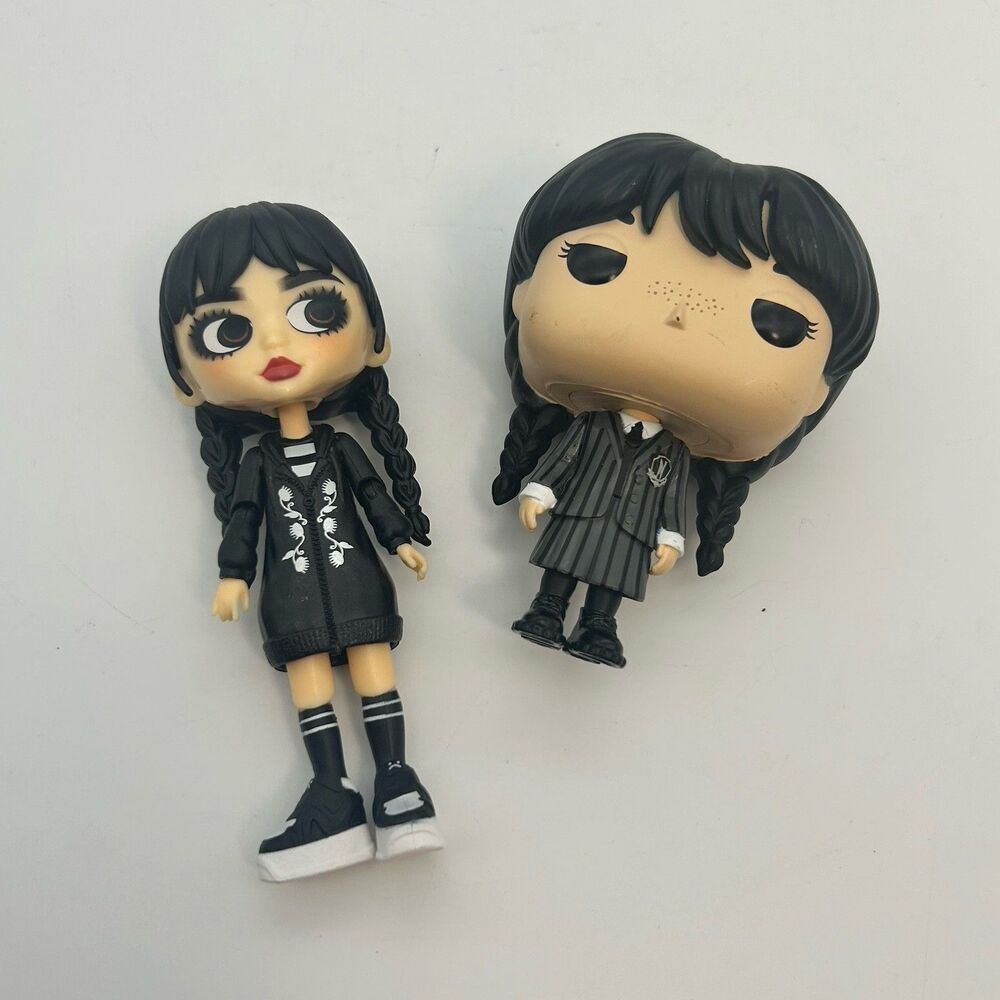 Wednesday (Netflix Series),  6-Inch Articulated Figure with Wednesday Funko Pop